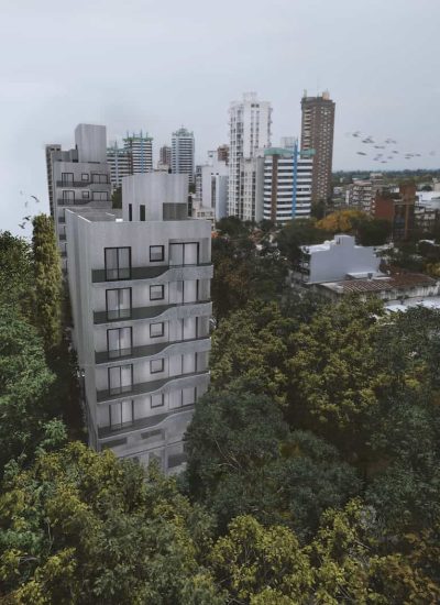Entorno urbano del proyecto Dos Olivos en el centro de San Miguel